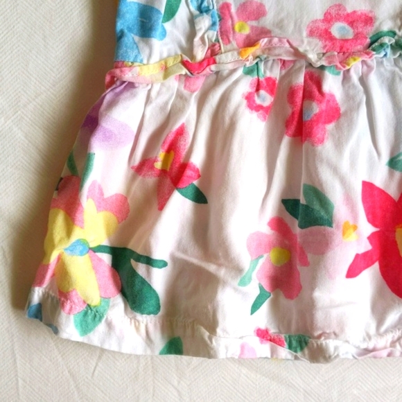 carter's floral viscose dress 3 months baby girl - Picture 3 of 6